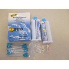 DEFEND 2xCartridges Dental Bite Registration FAST SET.UNFLAVORED